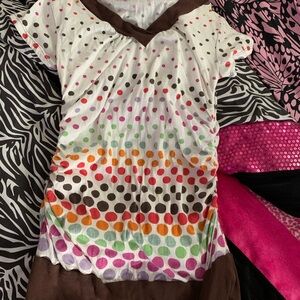 Mascara Multicolor Polka Dot Kids Tee